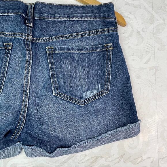 Old Navy The Diva Denim Shorts Distressed Size 8 Cut offs - Picture 6 of 11